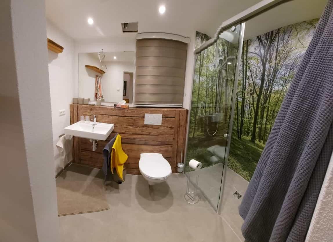 Ferienhaus: Mitten Auf Dem Reiterhof Öhringen Exteriér fotografie